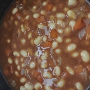 大豆とにんじんのカレー煮